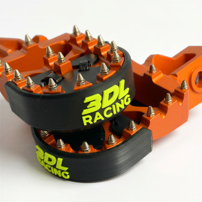 KIT pedane maggiorate con Slider personalizzabili per KTM Husvarna