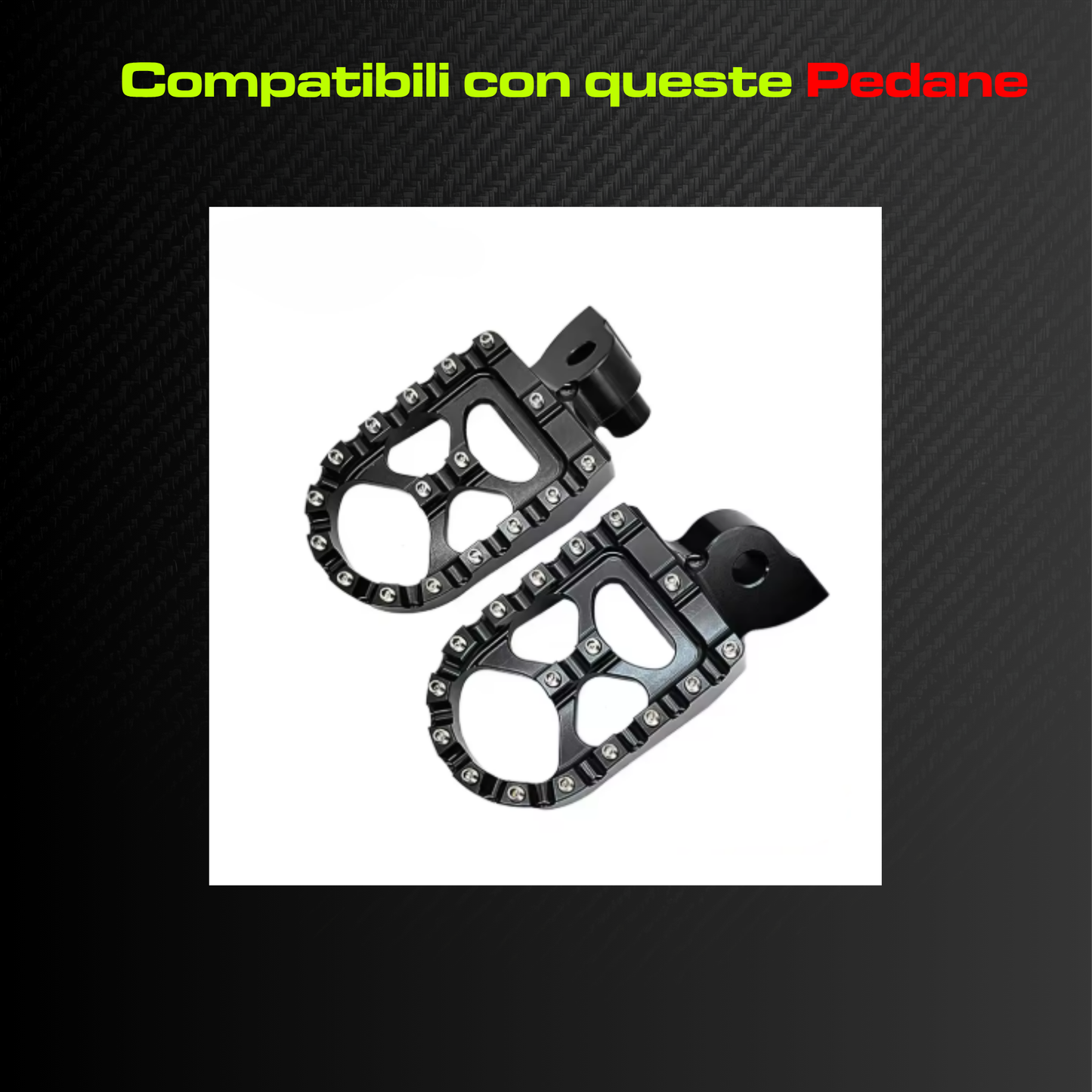 Slider Pedane Poggiapiedi per pedane universali