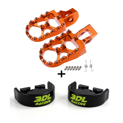 KIT pedane maggiorate con Slider personalizzabili per KTM Husvarna